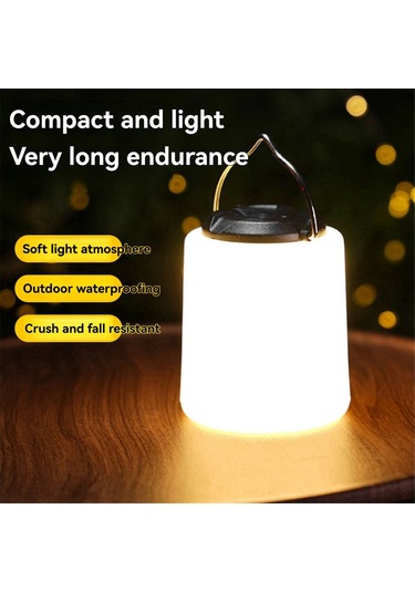 Tak-çalıştır Kamp El Lambası Süper Parlak Taşınabilir Gece Lambası, B Beyaz