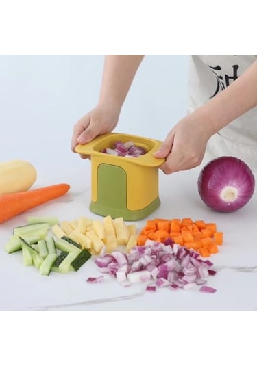 Çok Özellikli Sebze Doğrayıcı-sarı Sarı