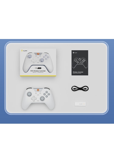 Easysmx X5 - Kablosuz Gamepad - Hall Effect Stick - Beyaz