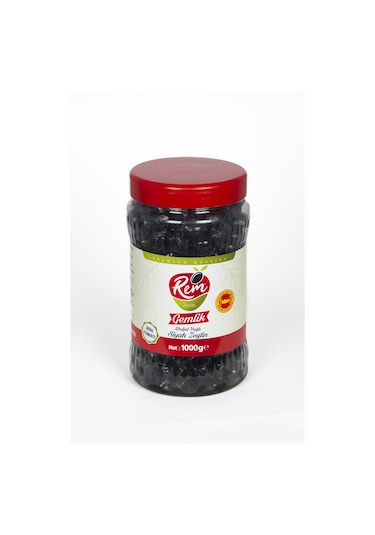 Rem Gemlik Doğal Yağlı Siyah Zeytin 1 KG