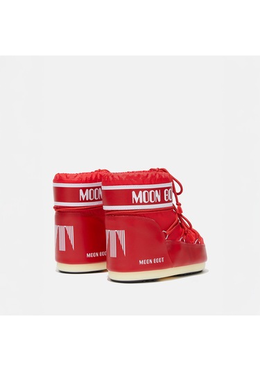 D001 Moon Red Bot Kadın 80d1409340-d001 Moon Boot Mb Icon Low Classic Nylon Red 36-41 Kırmızı