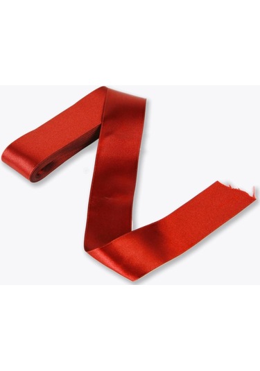 Nazarone Saten Kurdele 3cm/10metre Kırmızı