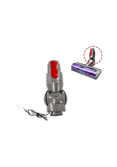 V8 V10 Elektrikli Süpürge İçin Tekerlekler Tamir Parçaları İle Doğrudan Tahrik Kafası Dirsek Konektörü 5