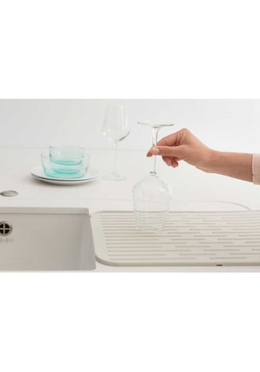 Brabantıa Lıght Grey Silikon Bulaşık Kurutma Matı Gri