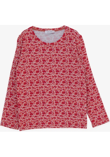 Macawı Kız Çocuk Pijama Takımı Karışık Desenli 3-7 Yaş, Pembe-pembe Pembe