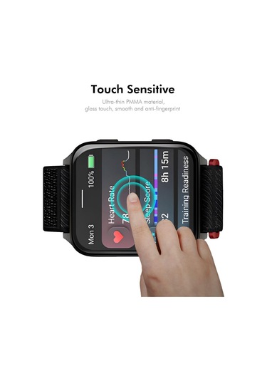 Garmin Venu X1 İçin 5 Adet Enkay 3d Tam Kapsama Yumuşak Pc Kenar Pmma Hd Ekran Koruyucu Film