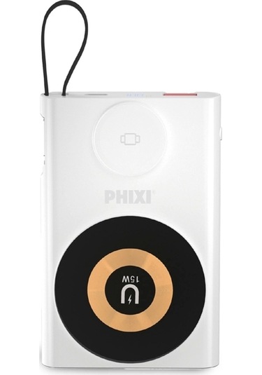 Phixi PW2250 15 W Magsafe Taşınabilir 3in1 Kablosuz Şarj Cihazı