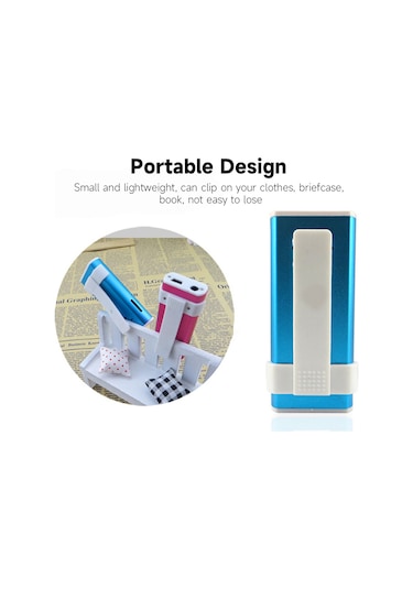 Geeroyoo Portatif Metal Mp3 Çalar玫红 Renkli, Tf Kart Desteği 16gb , Mp3/wma Format, Led Fener, Lcd Ekran, Cep Boyutu