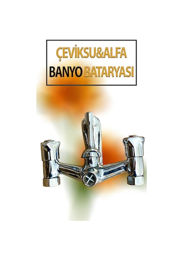 Alfa Model Banyo Bataryası Krom