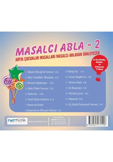Masalcı Abla- Masalcı Abla - 2 Cd