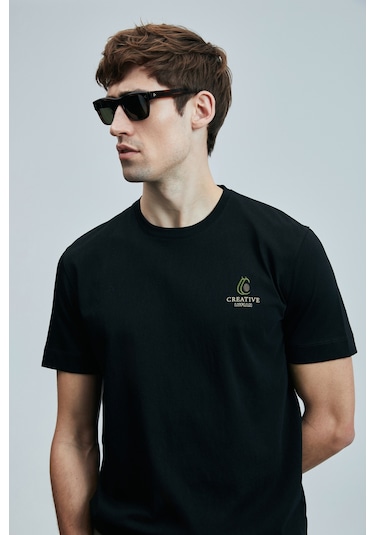 Lufian Erkek T Shirt 111020263 Siyah Siyah Lufian Erkek T Shirt 111020263 Siyah Siyah