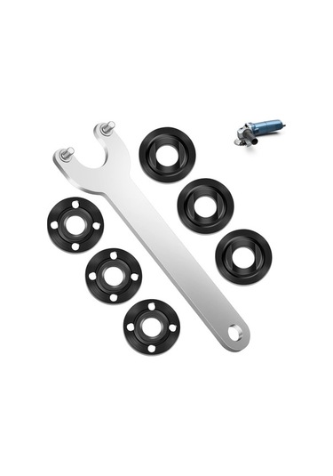 Pazly 5 Parçalı Çelik Öğütücü Seti, Açılı Öğütücü Bakımı, Flanş Kilit Somunu