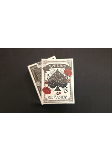 Rose Elites - Old Masters Black Marked Deck İşaretli Premium Oyun Kağıdı İskambil Kartları Destesi