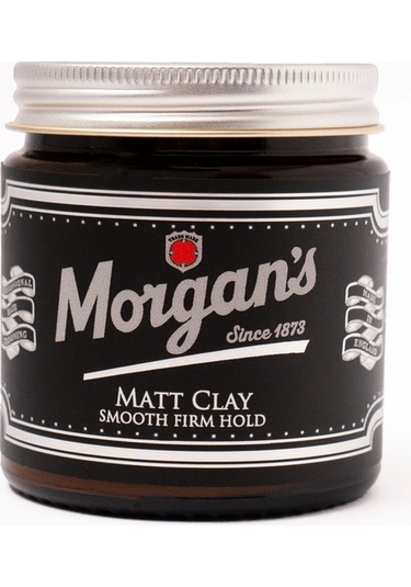 Morgan's Pomade Matt Clay Smooth Firm Hold - Güçlü Tutuş Sağlayan Şekillendirici Kil 120 ML