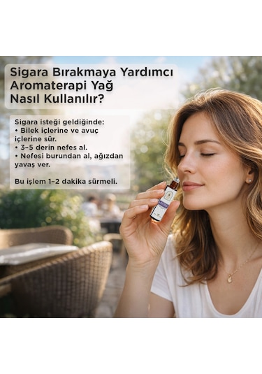 Sigara Bırakmaya Yardımcı Aromaterapi Yağ 10 Ml %100 Doğal