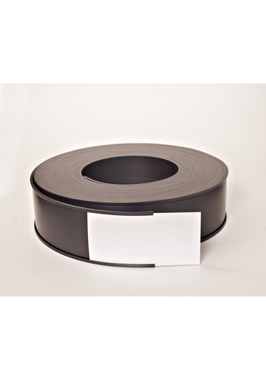 Kanallı Etiket Raf Magneti , Şerit Mıknatıs, Esnek Magnet, En: 4 Cm, Boy: 1 Metre