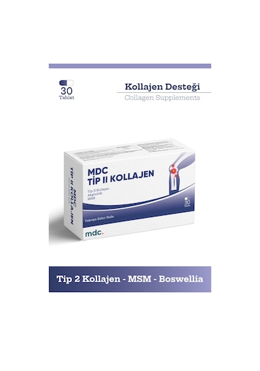 Mdc Tip 2 Kolajen+Msm+Boswellia 30 Tablet