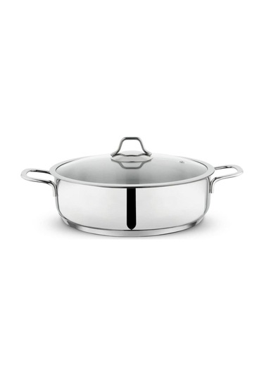 Held 26 Cm Çelik Tencere Takımı Derin Tencere-basık Tencere-çelik Tava Sc Ha Fer Gri