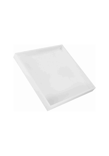 Dofolink Beyaz Ahşap Organizer Tabak - Gıda, Kozmetik, Makyaj Gereçleri İçin Çok Amaçlı Depolama, Modern Ev Dekoru Ve Fotoğraf Dekoru Diğer