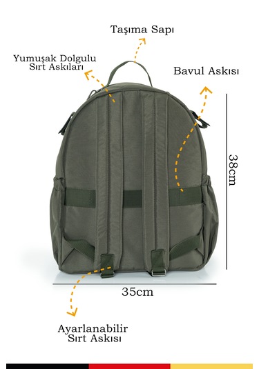 Kinder Baby Oysmom Termal Anne Bebek Bakım Çantası