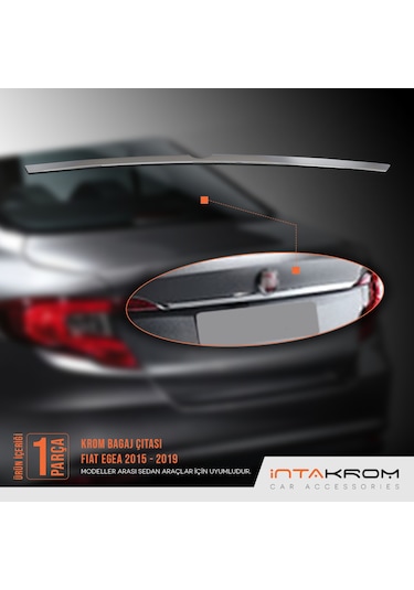 intakrom Fiat Egea Krom Bagaj Çıtası 2015 Üzeri Sd