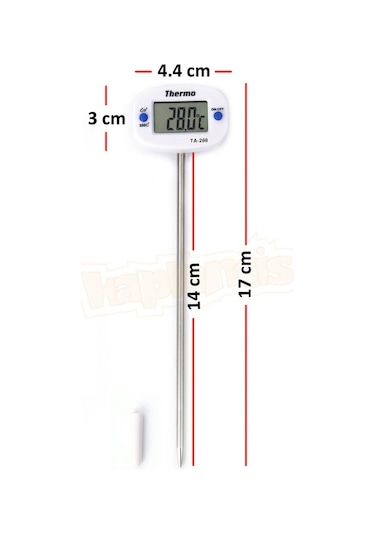 Thermo Ta-288 Saplamalı Yemek Termometresi Oynar  Başlık