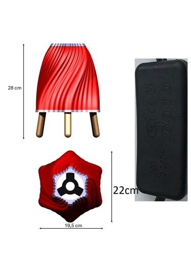 Abajur Galaksi Kırmızı,samanyolu Temalı Abajur,modern Yer Lambası