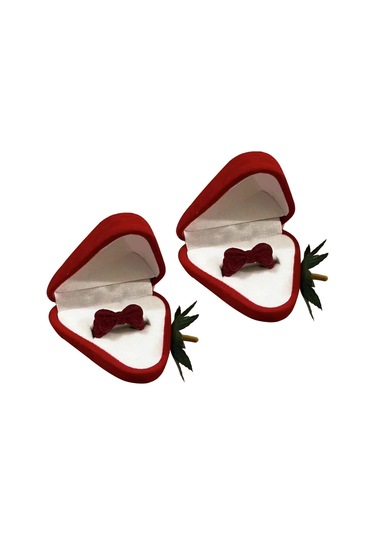 Homyl Yaratıcı Yüzükler Tören Teklifi Için 2-adet 2 Adet