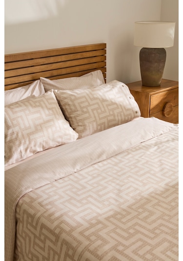 Kaşmir Home Sorento Çift Kişilik Nevresim Takımı Bej Bej