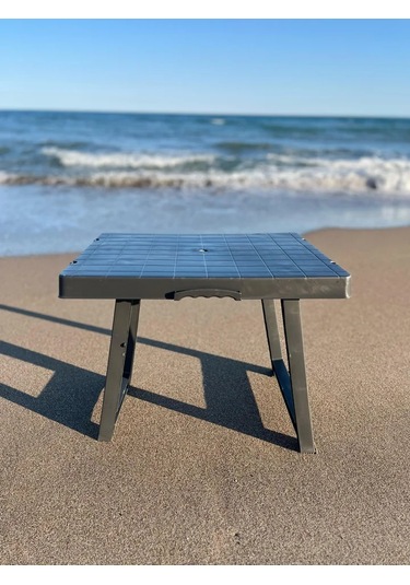 Katlanabilir Piknik Sehpası 50x40x40 Cm Gri,yeşil,krem Çok Renkli