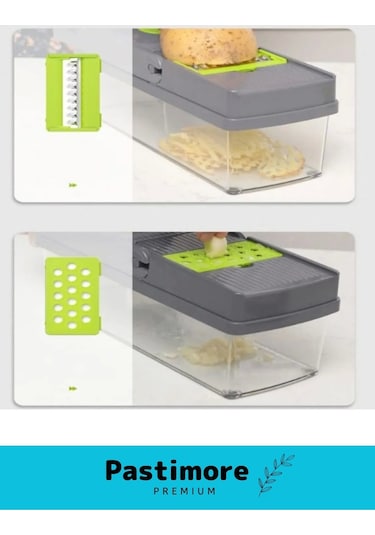 Premium Pratik Paslanmaz Çelik Ev Mutfak Kamp Piknik Çok Fonksiyonlu Kesme Doğrama Kiti