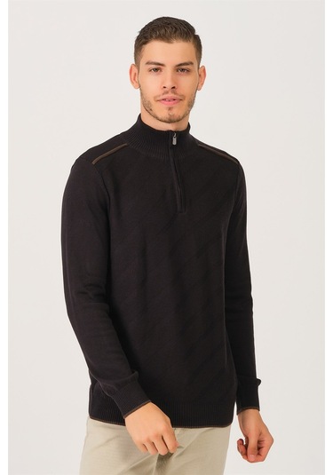 V0890 Dewberry Dıo Rıse Erkek Kazak-siyah Siyah