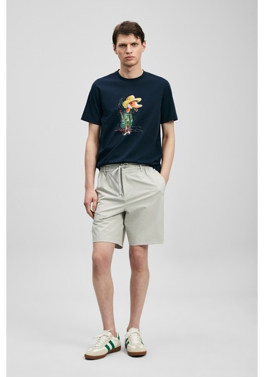 Lufian Duck Modern Grafik T- Shirt Lacivert Lacivert 111020292100200 Lacivert Lufian Duck Modern Grafik T- Shirt Lacivert Lacivert 111020292100200 Lacivert