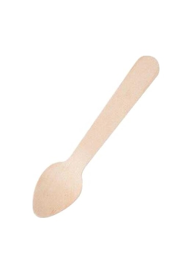 Ekolojik Tahta Kaşık 11 Cm - 100 Adet