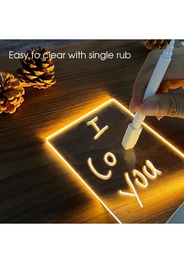 River World Gece Lambası Çizim Tableti Led Çok Renkli