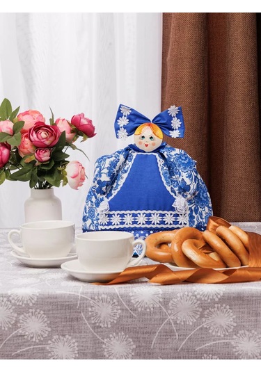 Rukavica Demlik İçin Baha, Sürahi İçin Kapak / Hanım Demlik Halkası 203856636 Mavi