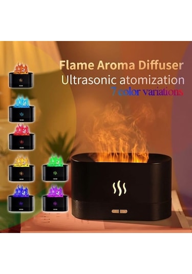 Şömine Tasarımlı Hava Nemlendirici Çok Renkli