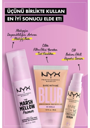 NYX Professional Makeup Blur Tint Fondöten 01 Pale