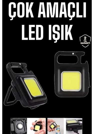 Led Işık Acil Durum Işığı Çok Fonksiyonlu Mıknatıs Özelliği Çok Renkli
