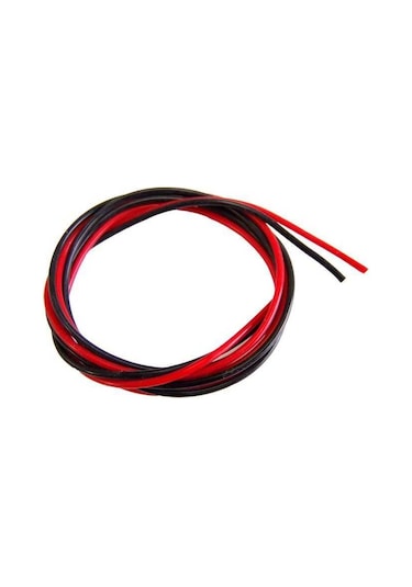 Robotistan 8 AWG Siyah Ve Kırmızı Silikon Kablo 1 M