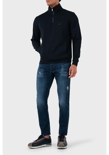 Tommy Hilfiger Erkek Sweat Mw0mw36510 Dw5 Lacivert Lacivert