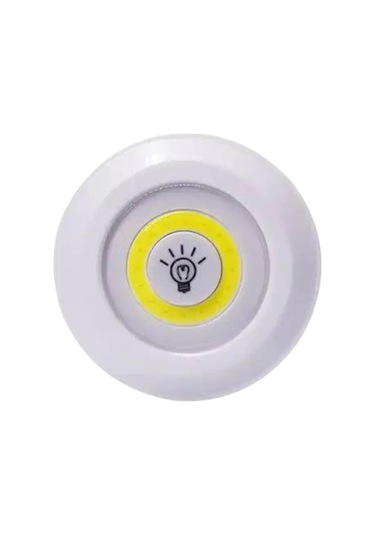 Led Lamba 3'lü Uzaktan Kumandalı Yapışkanlı Çok Renkli