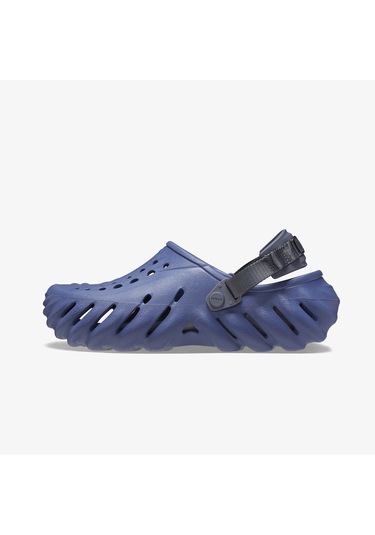 Crocs Echo Erkek Mavi Terlik Düz 207937 Mavi