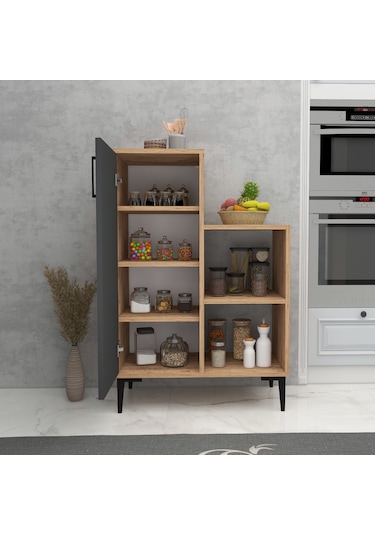 Arnett Mutfak Banyo Reysary Çok Amaçlı Dolap Atlantikçam Antrasit