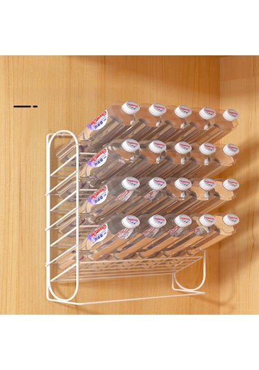 Siyah Duvara Monte Ve Deliksiz 9 Izgaralı Saklama Askılı Çanta Siyah