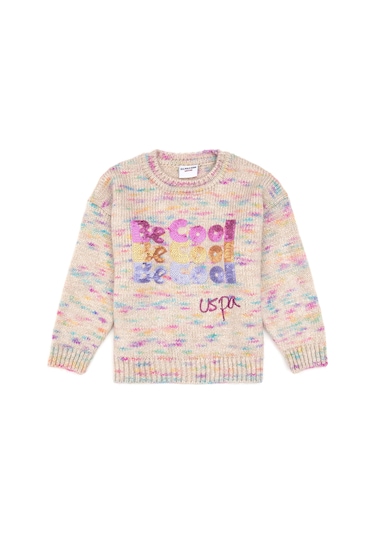 U.s. Polo Assn. Kız Çocuk Kazak /triko 50314362-vr105 Neon Pembe//neon Pınk