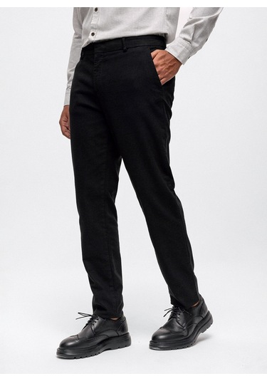 Back And Bond Normal Bel Normal Paça Dar Siyah Erkek Pantolon B33w30003 Siyah