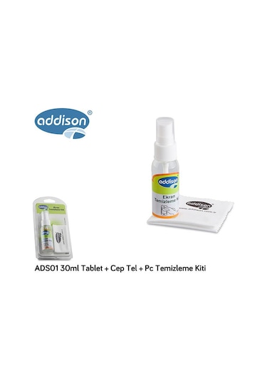 Addison ADS01 30 ML Tablet + Cep Tel + Pc Temizleme Kiti