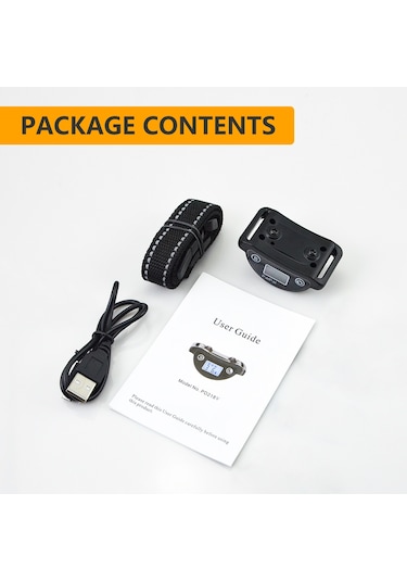 Köpek Havlama Tasması Büyük Orta Büyük Köpekler İçin Havlama Önleyici Eğitim Tasması Bip Titreşim Şo-