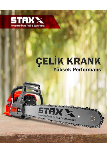 STAXX POWER TurboX960 Benzinli Ağaç Kesme Motorlu Testere 4 HP